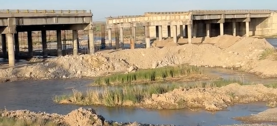 porušen most, tabriz iran