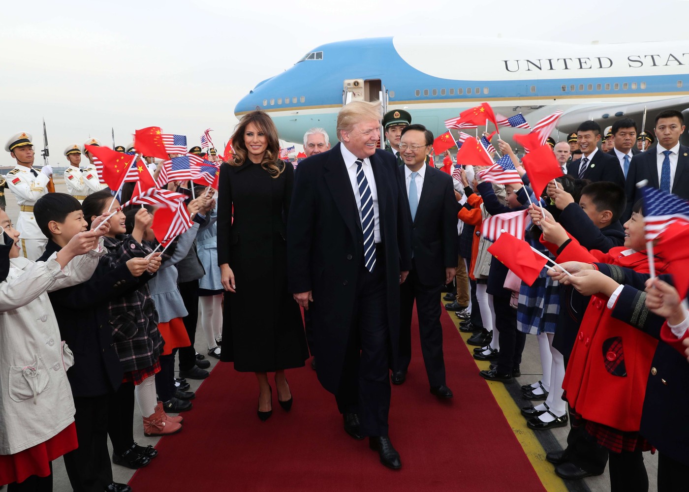 Obisk Donalda Trumpa na Kitajskem leta 2017