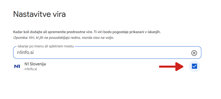 Priljubljen vir novic na Googlu