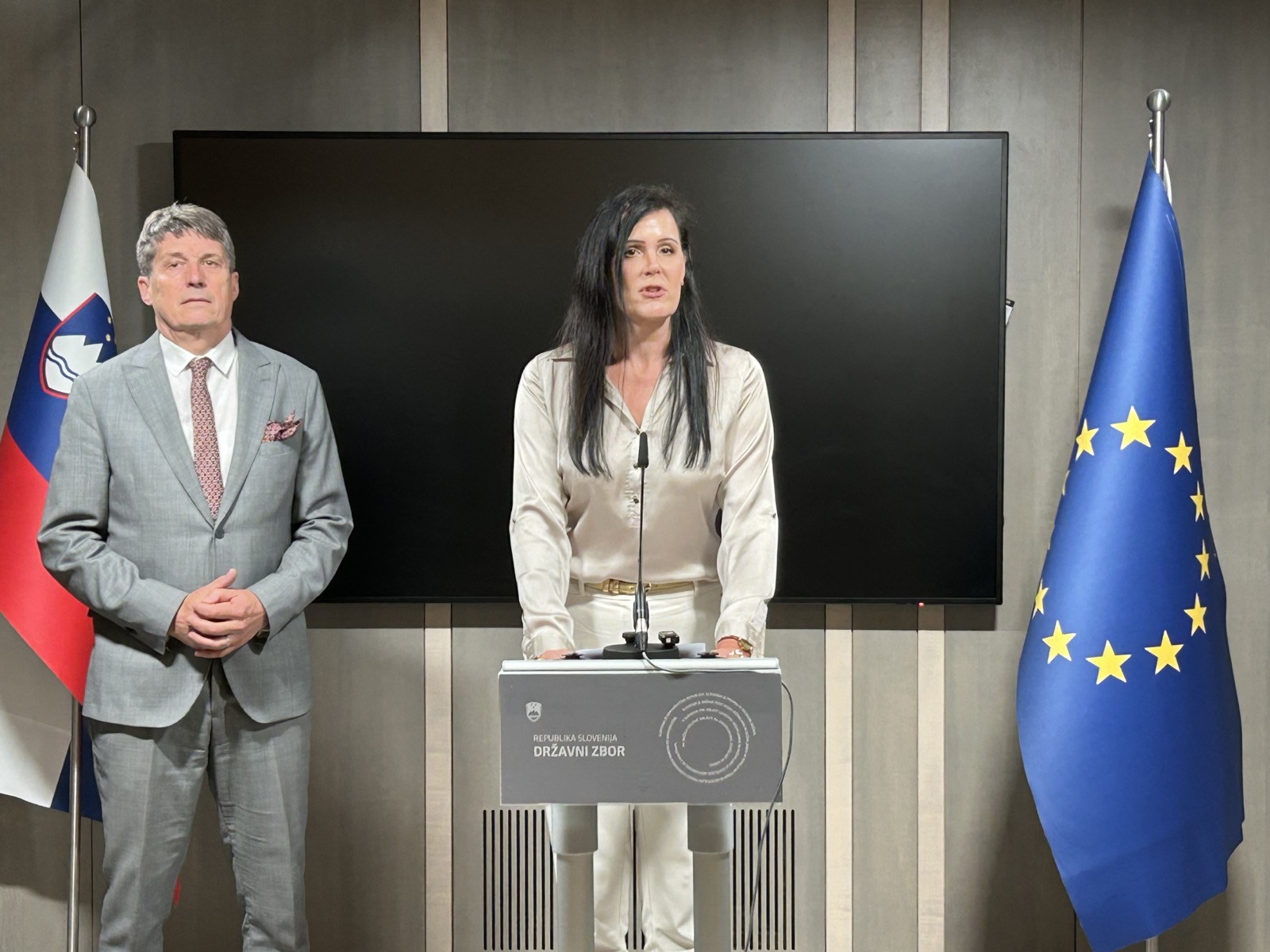 Janja Sluga in Borut Sajovic
