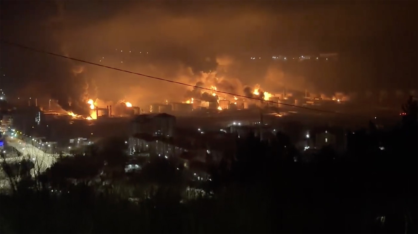 Požar na ruski rafineriji Tuapse