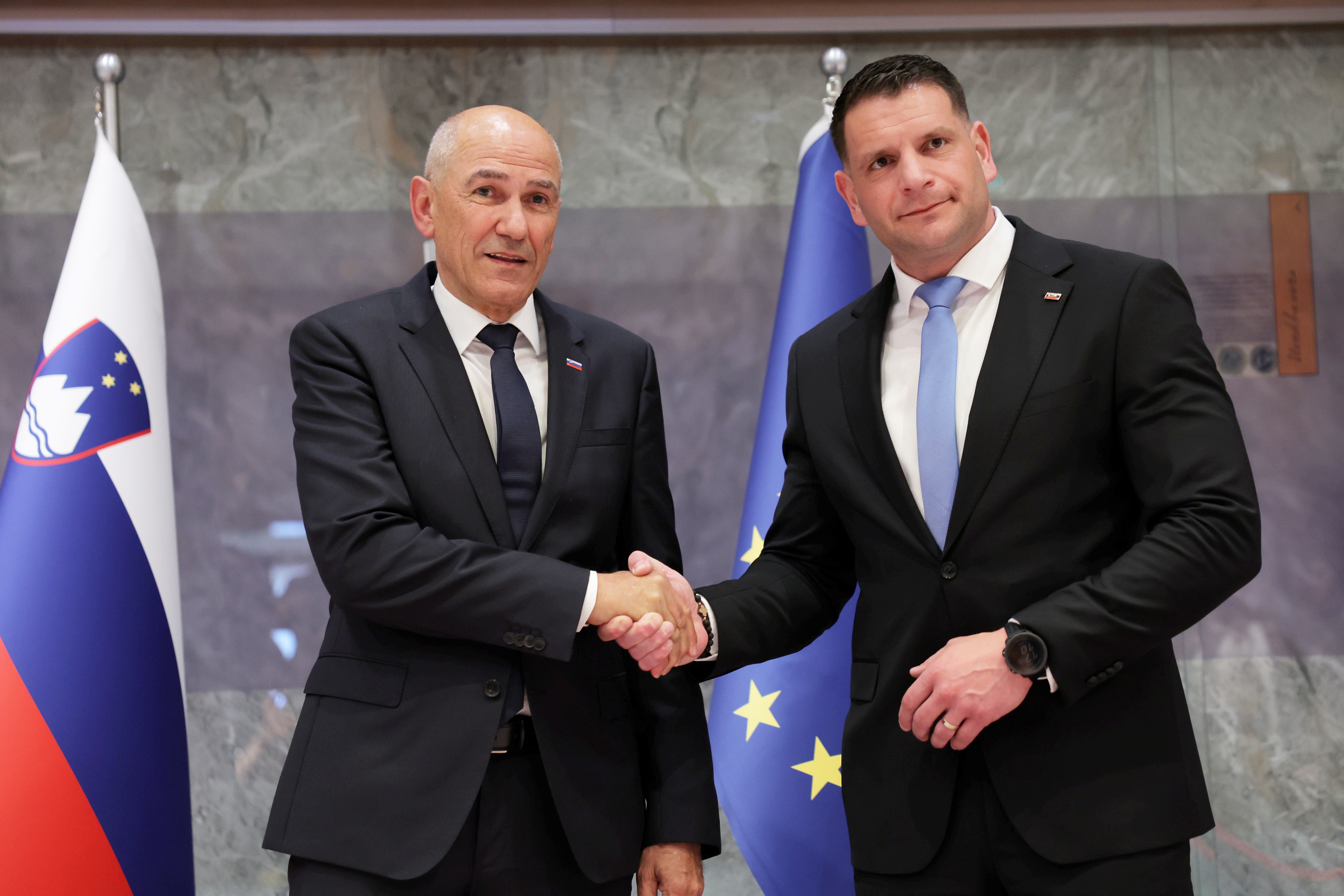 Janez Janša in Zoran Stevanović
