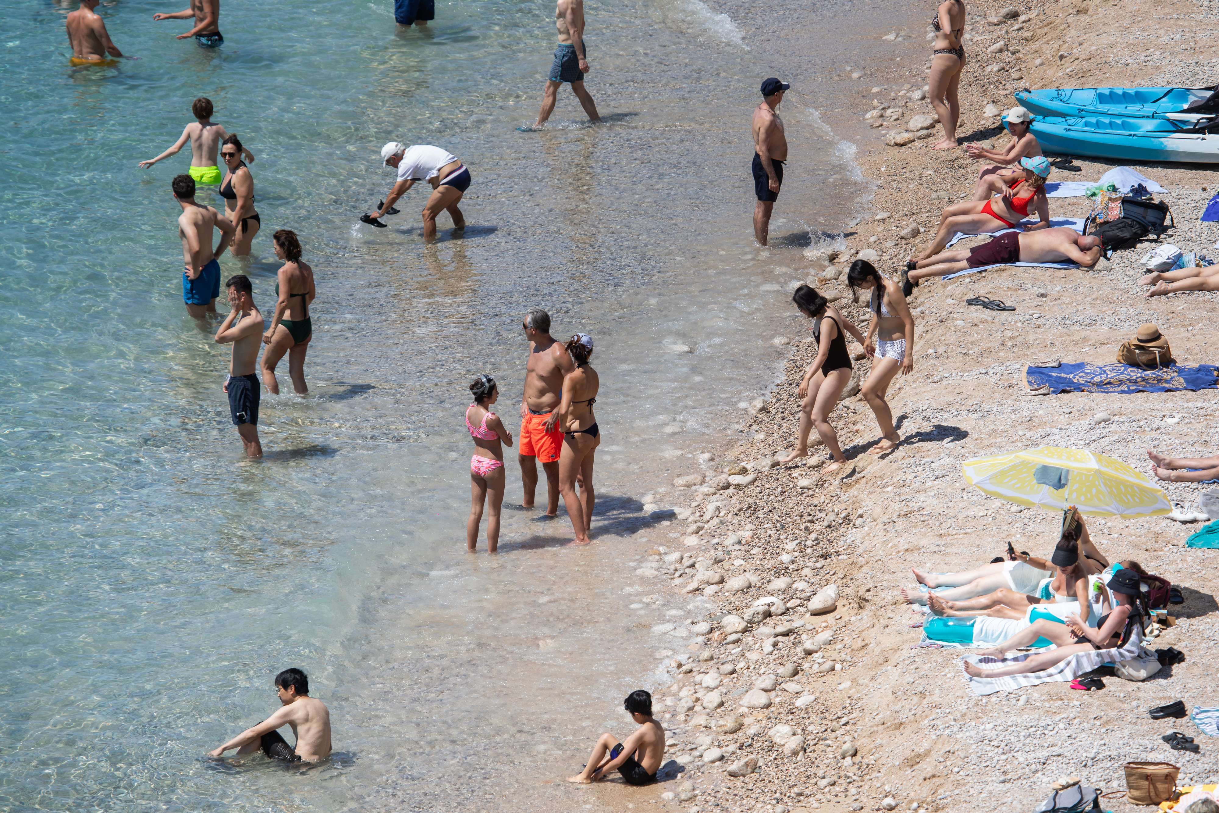 Plaža v Dubrovniku