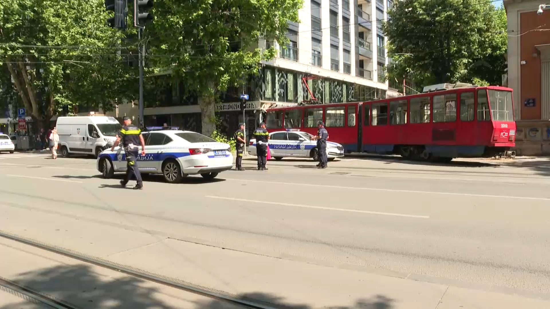 Nesreča tramvaja v Beogradu