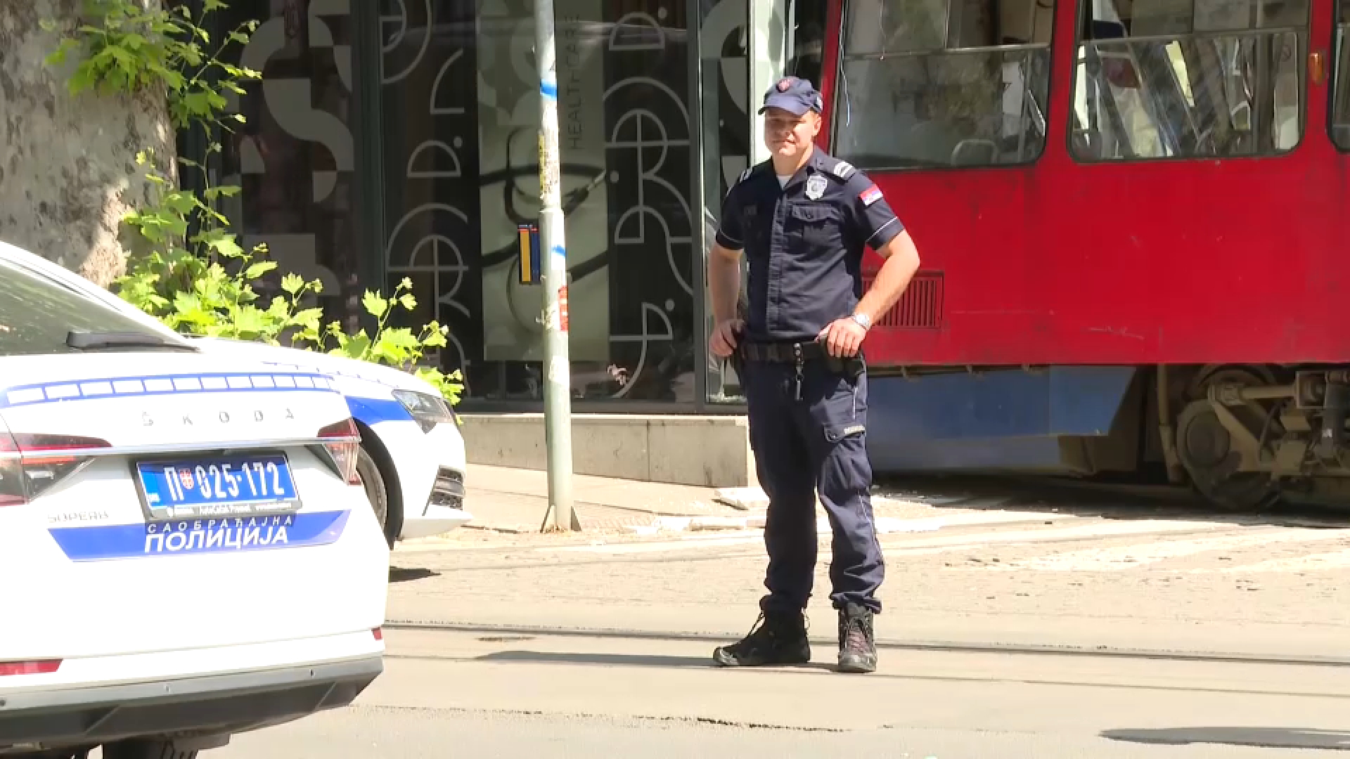 Nesreča tramvaja v Beogradu