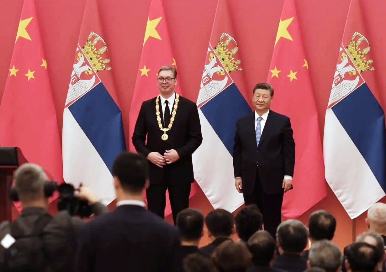 Aleksandar Vučić in Ši Džinping