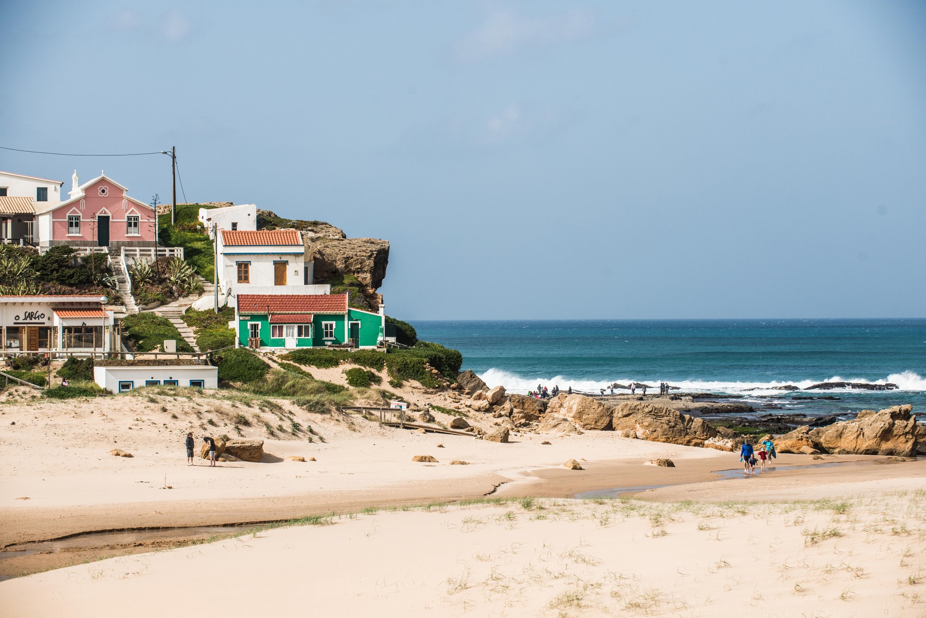 Plaža Monte Clerigo na Portugalskem
