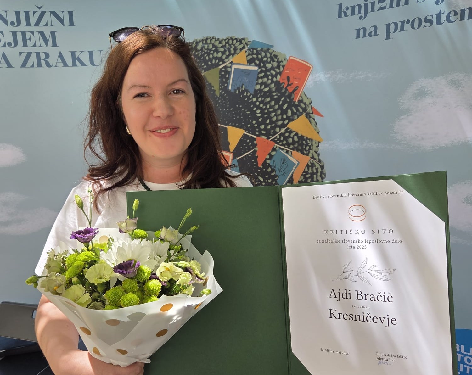 Dobitnica nagrade kritiško sito Ajda Bračič