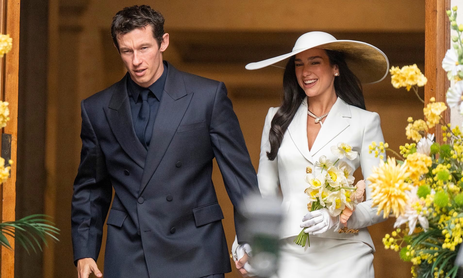 Dua Lipa in Callum Turner