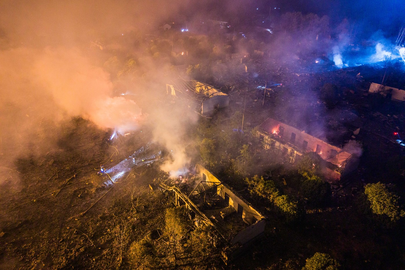 Eksplozija v tovarni pirotehnike na Kitajskem