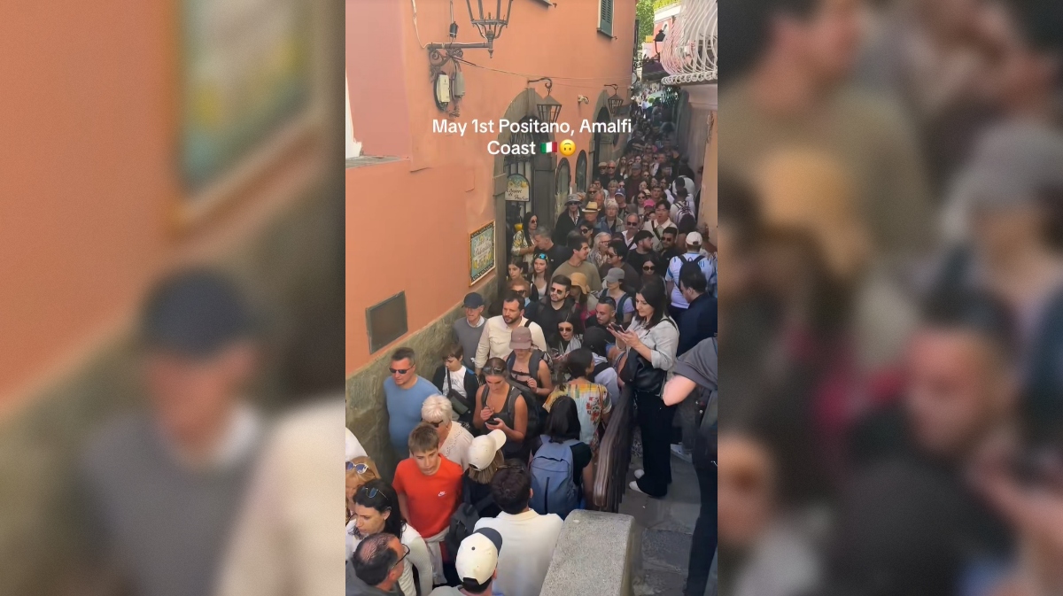 Positano, Amalfijska obala, gneča