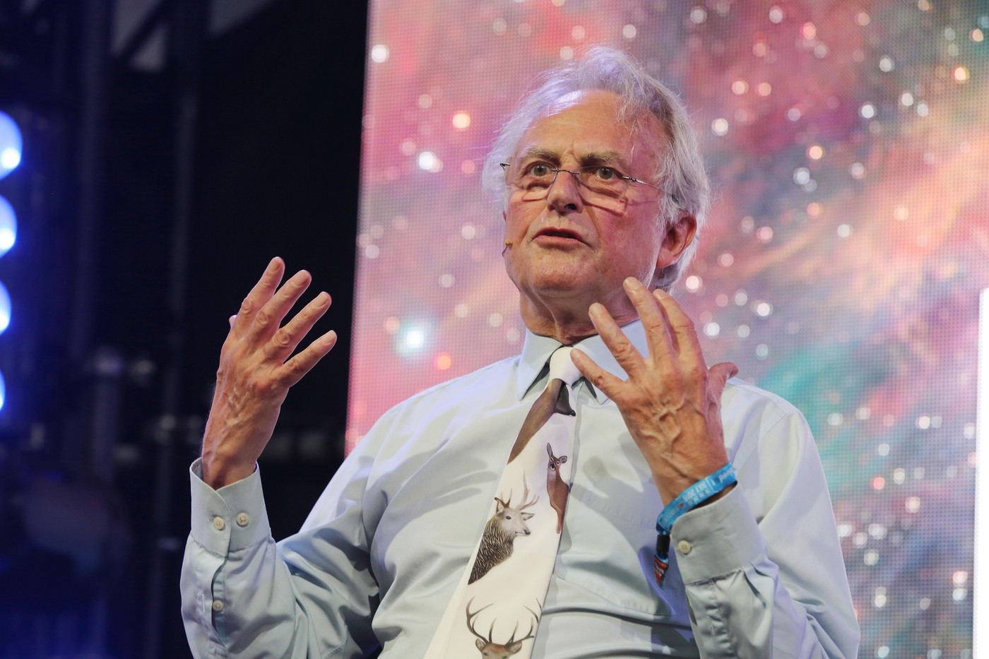 Richard Dawkins, britanski evolucijski biolog, zoolog in pisatelj, leta 2018