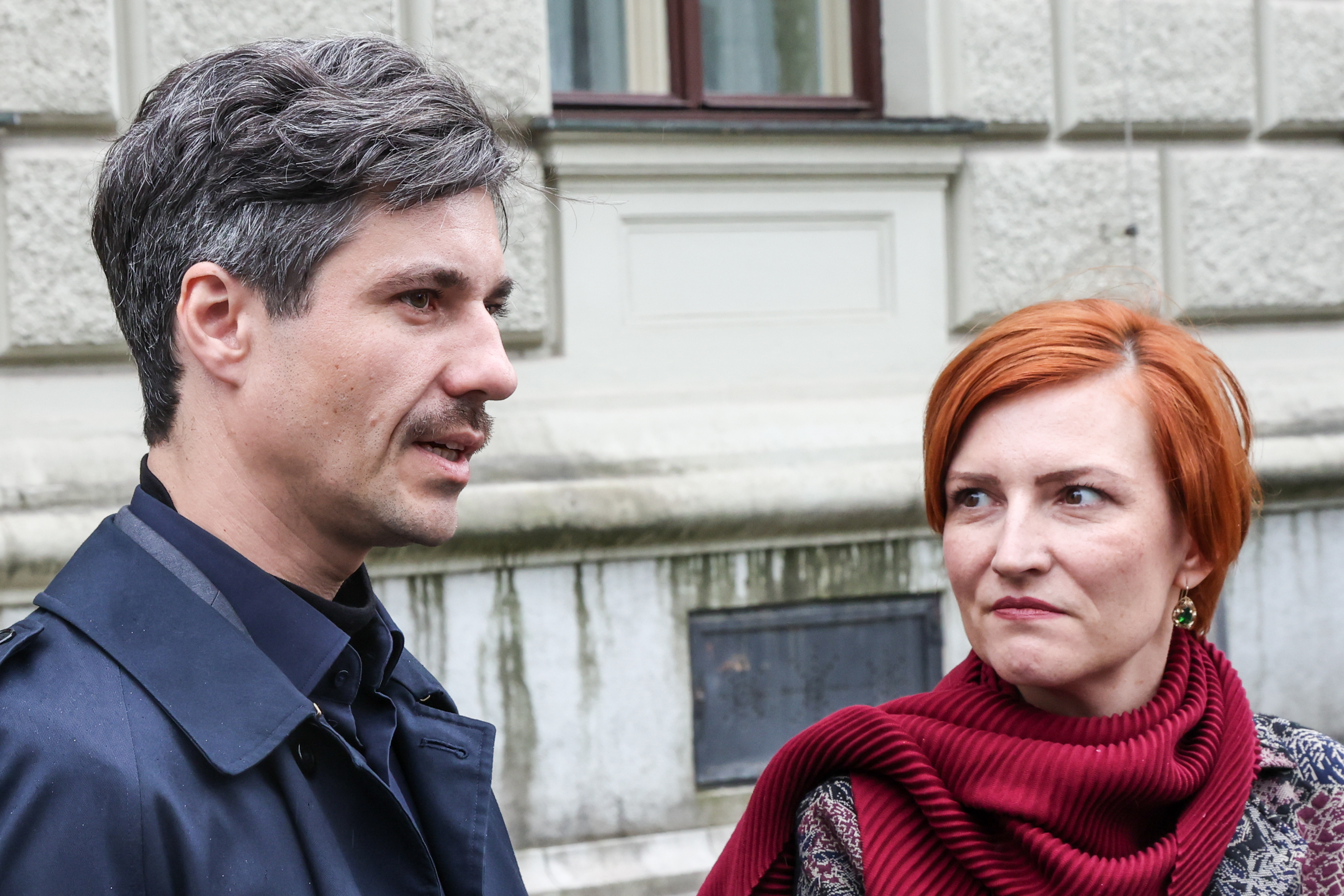 Luka Mesec in Asta Vrečko