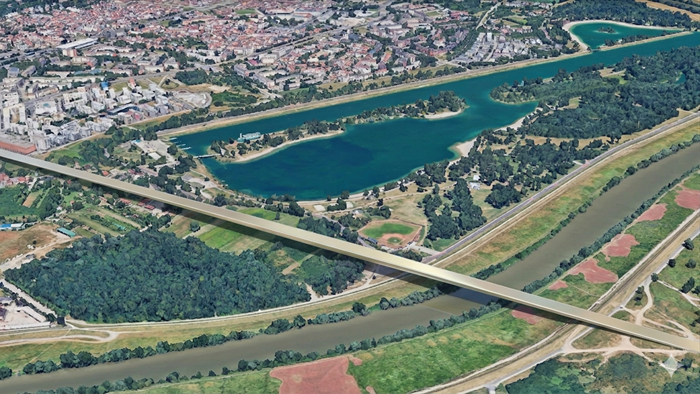 Jarunski most v Zagrebu