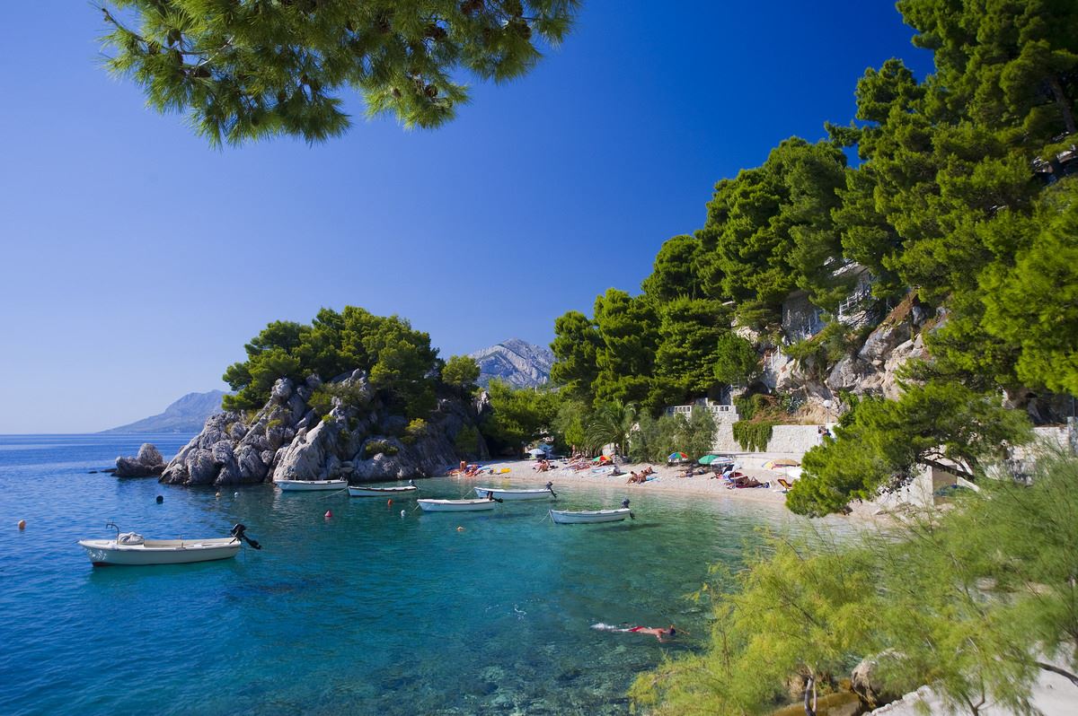 Plaža Podrače Hrvaška