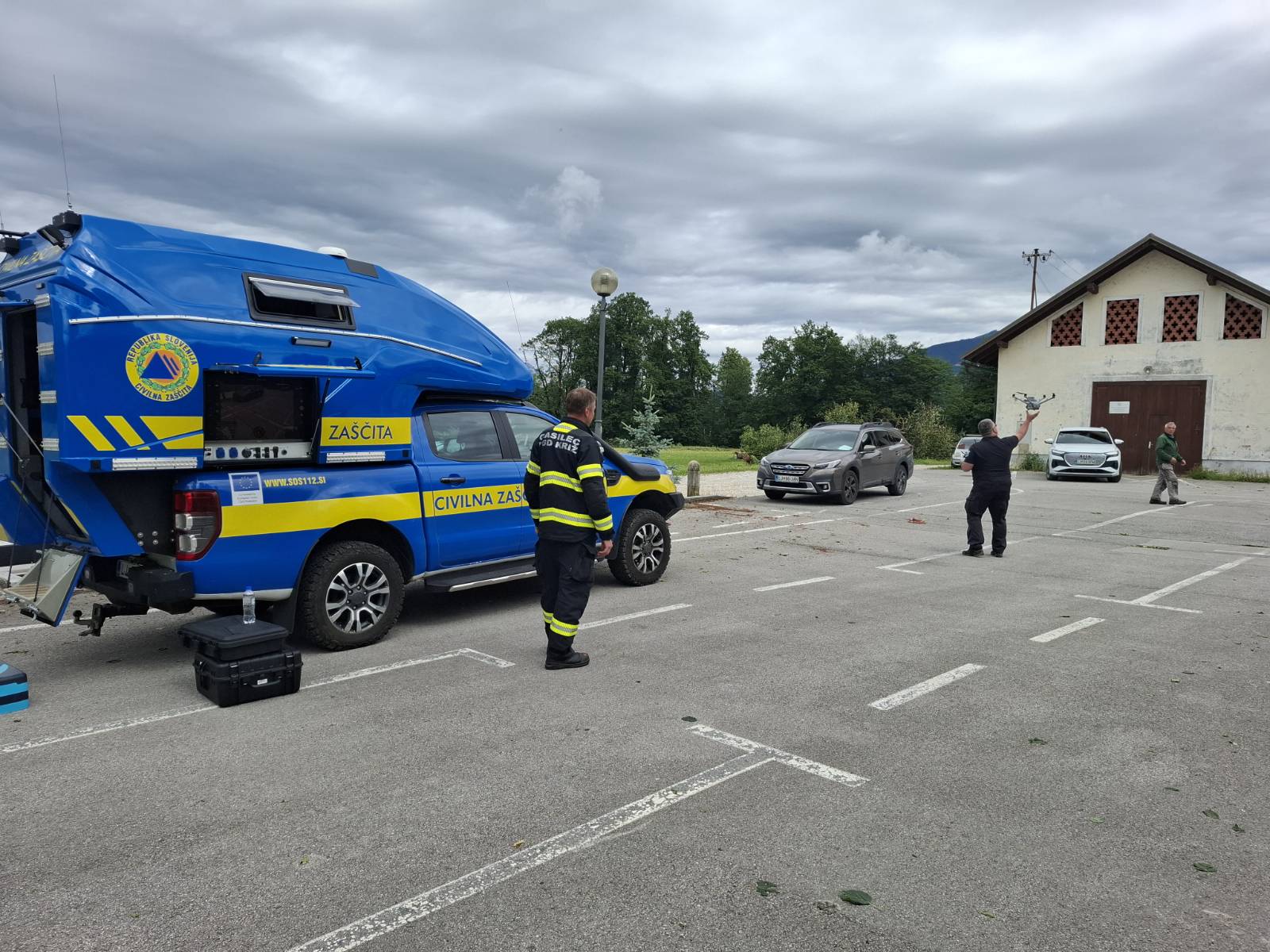 Posledice neurja v Komendi