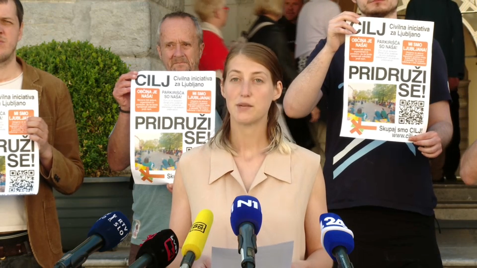 Sarah Ženko, civilna iniciativa za Ljubljano
