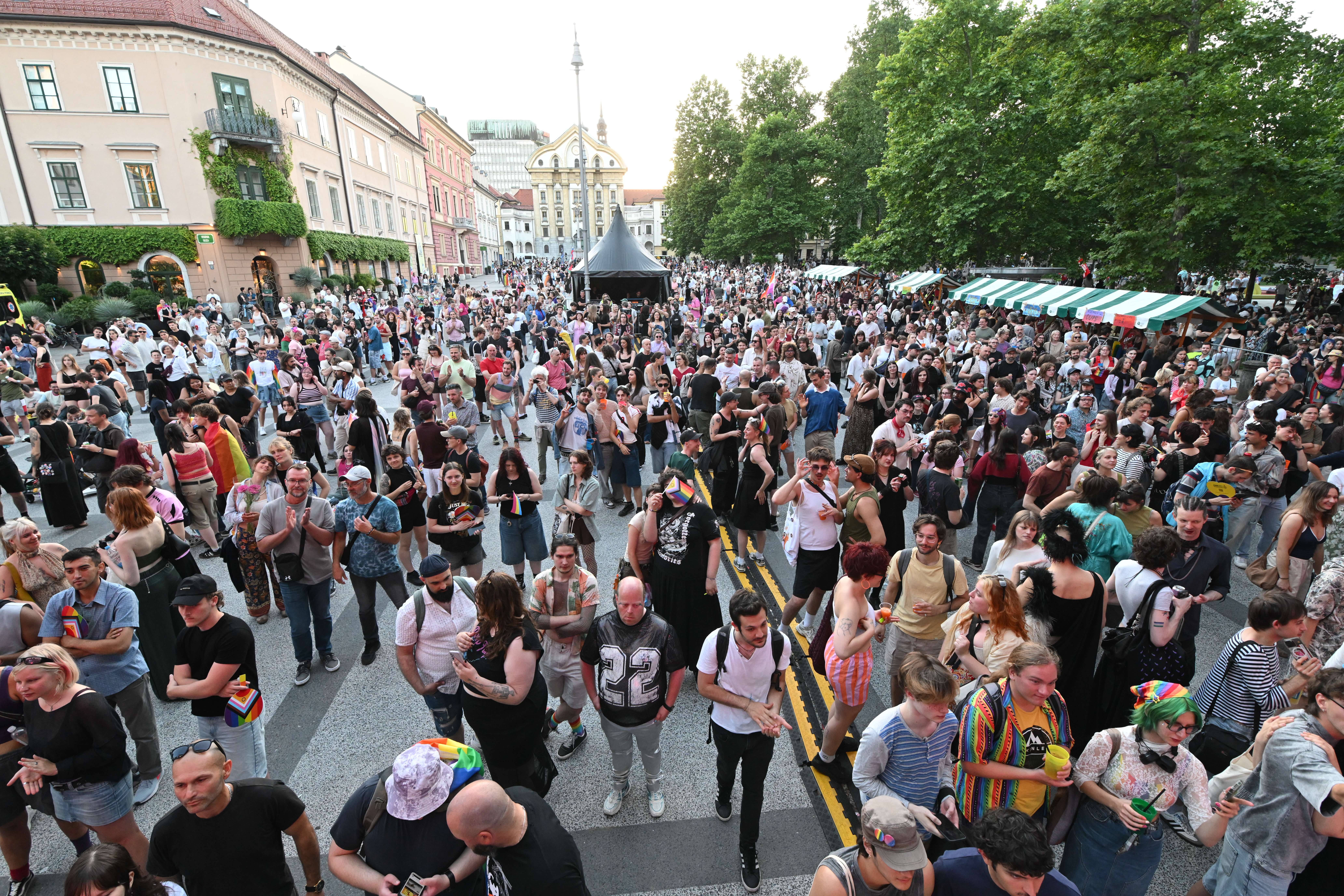Slovenija, Ljubljana , 13.06.2026, 13. Junij 2026Parada ponosa 2026 , sprevod  po mestnih ulicah ter prireditev na Kongresnem trgu . LGBTQ+družba ,Foto:Žiga Živulović jr./F.A.Bobo