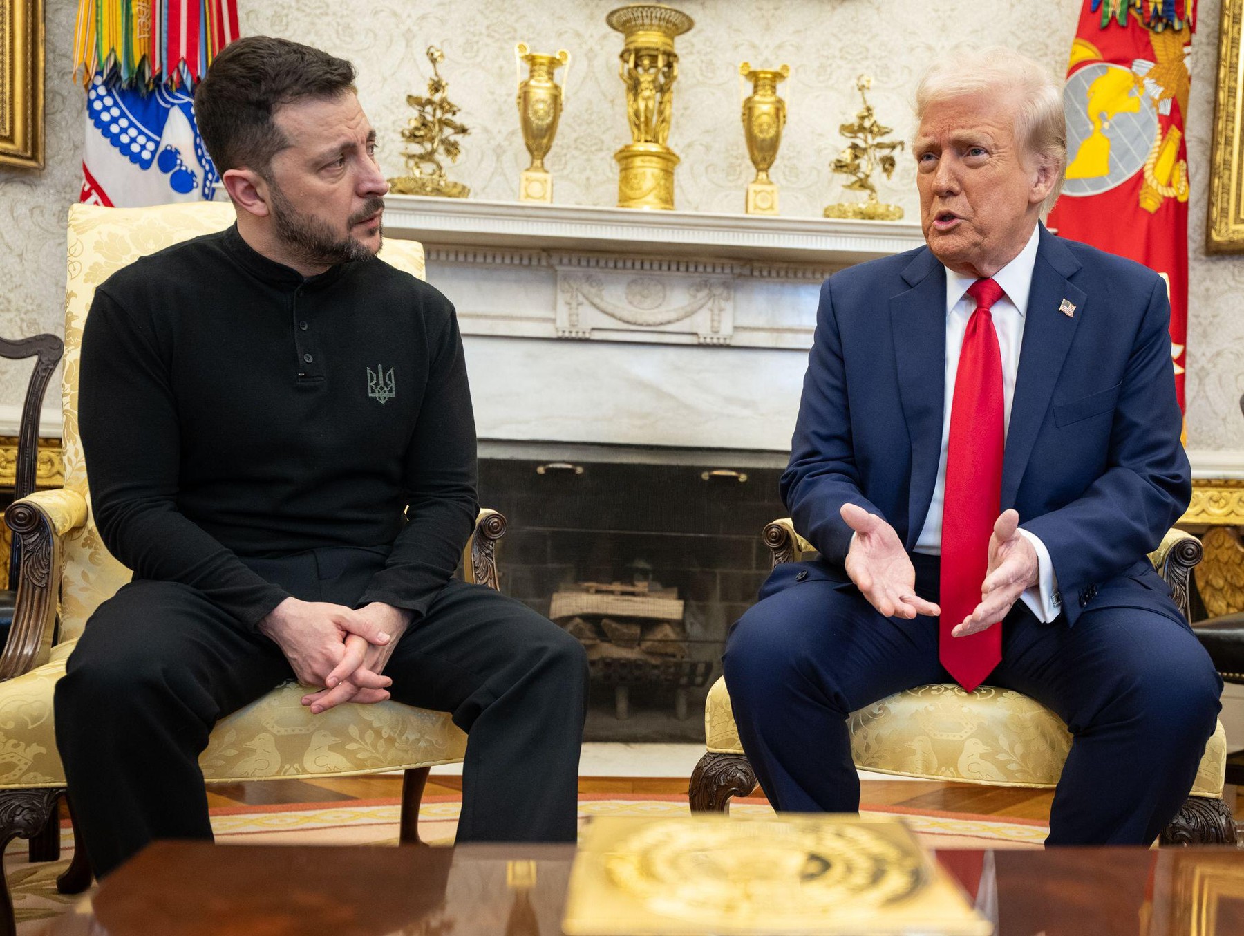 Zelenski in Trump