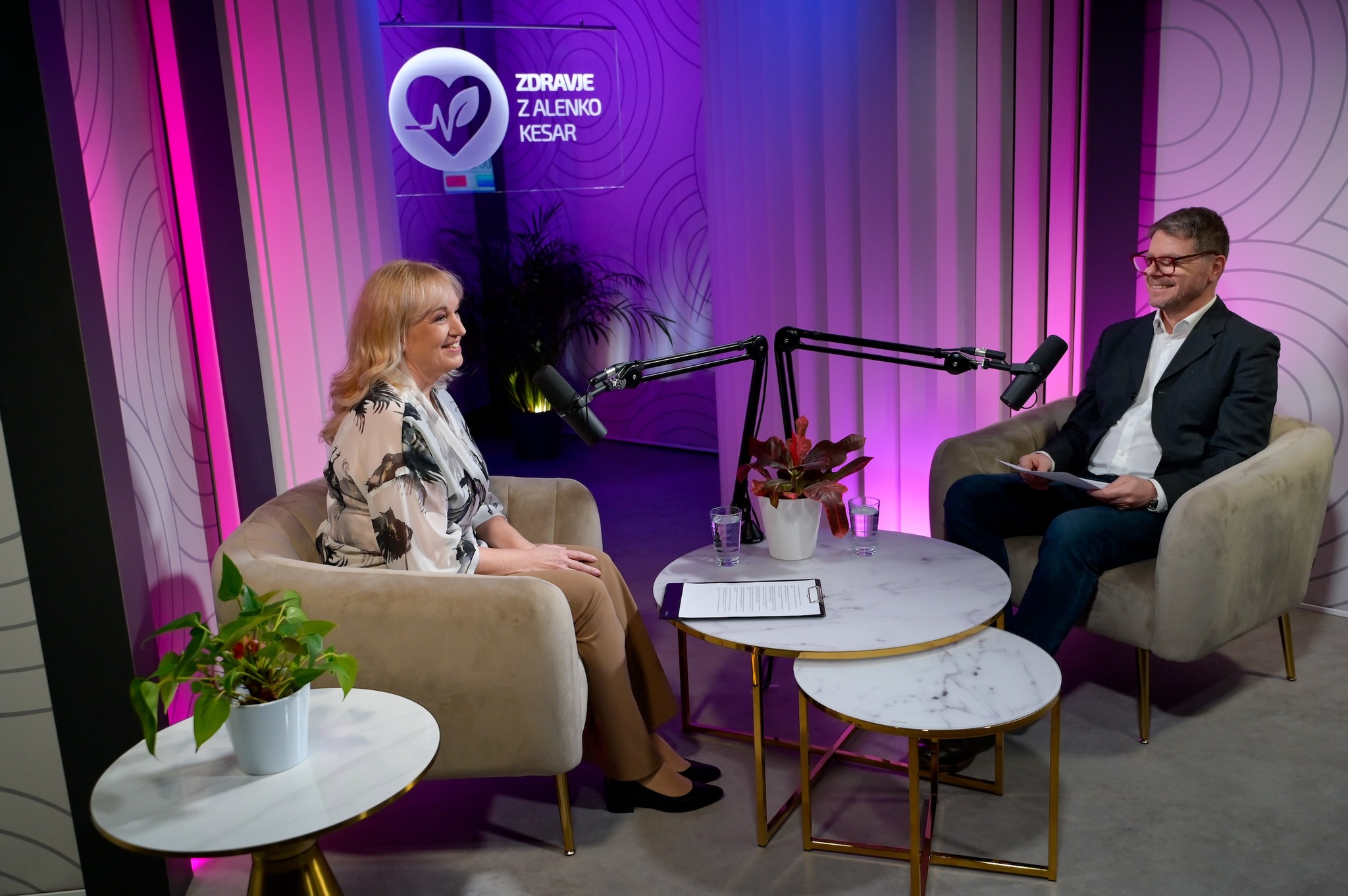 Alenka Kesar in dr. Rade Pribaković Brinovec
