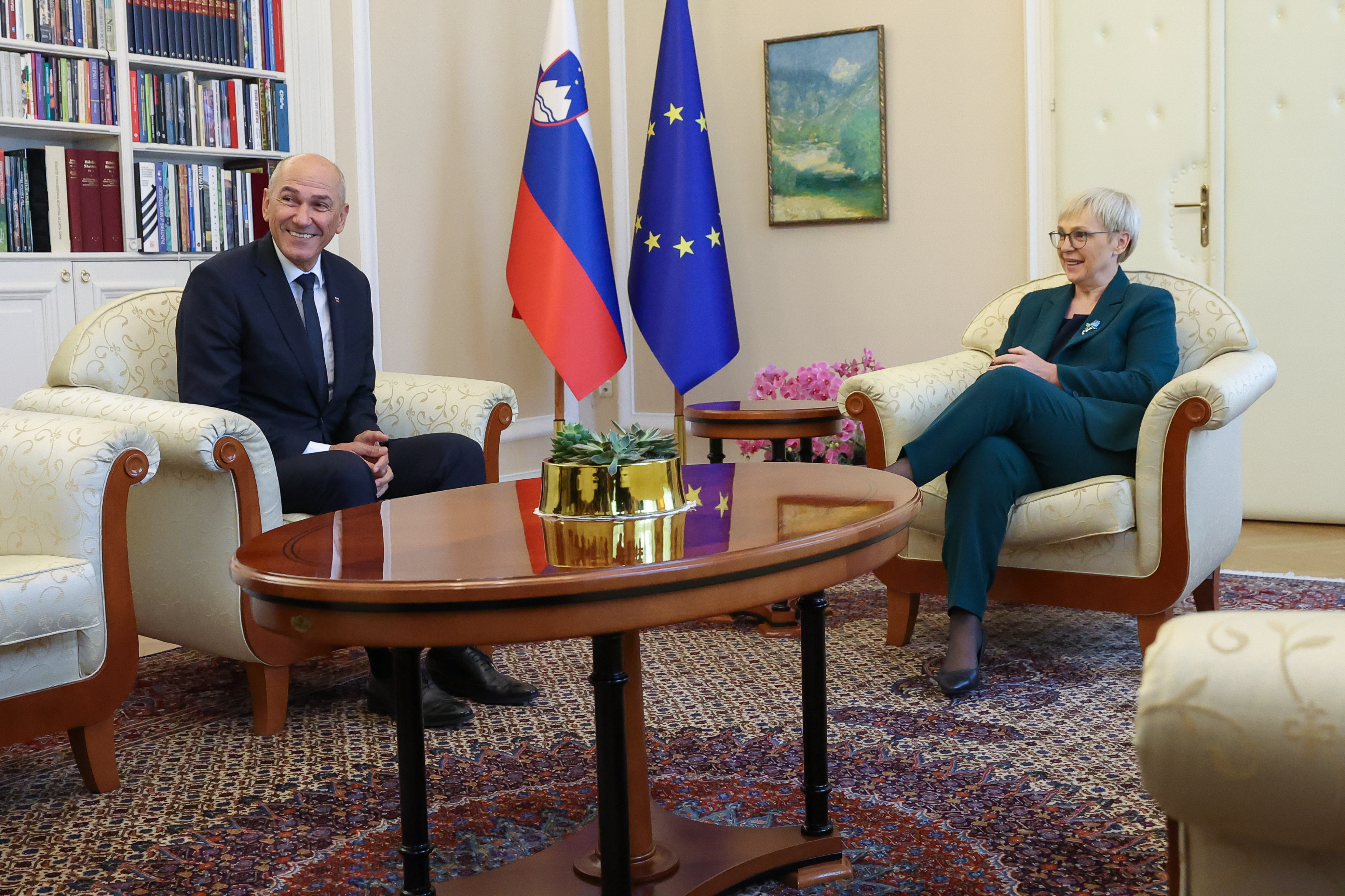 Janez Janša in Nataša Pirc Musar