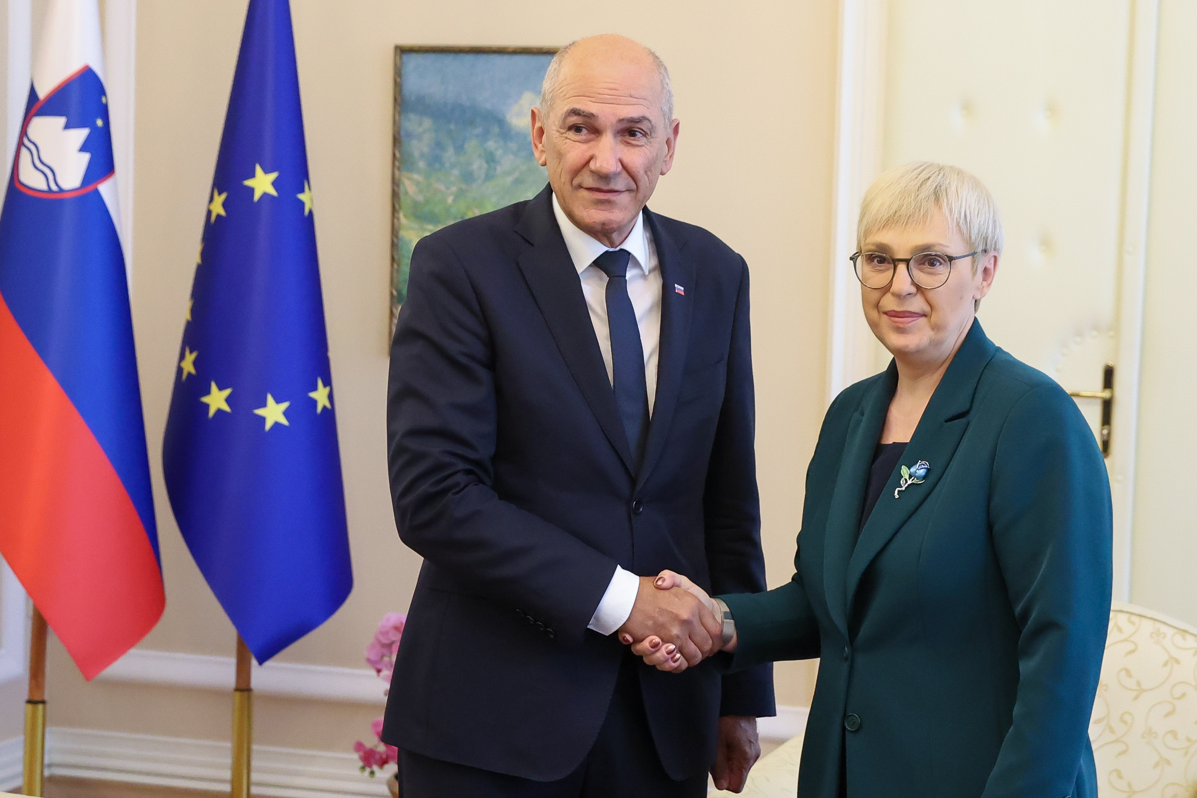 Janez Janša in Nataša Pirc Musar