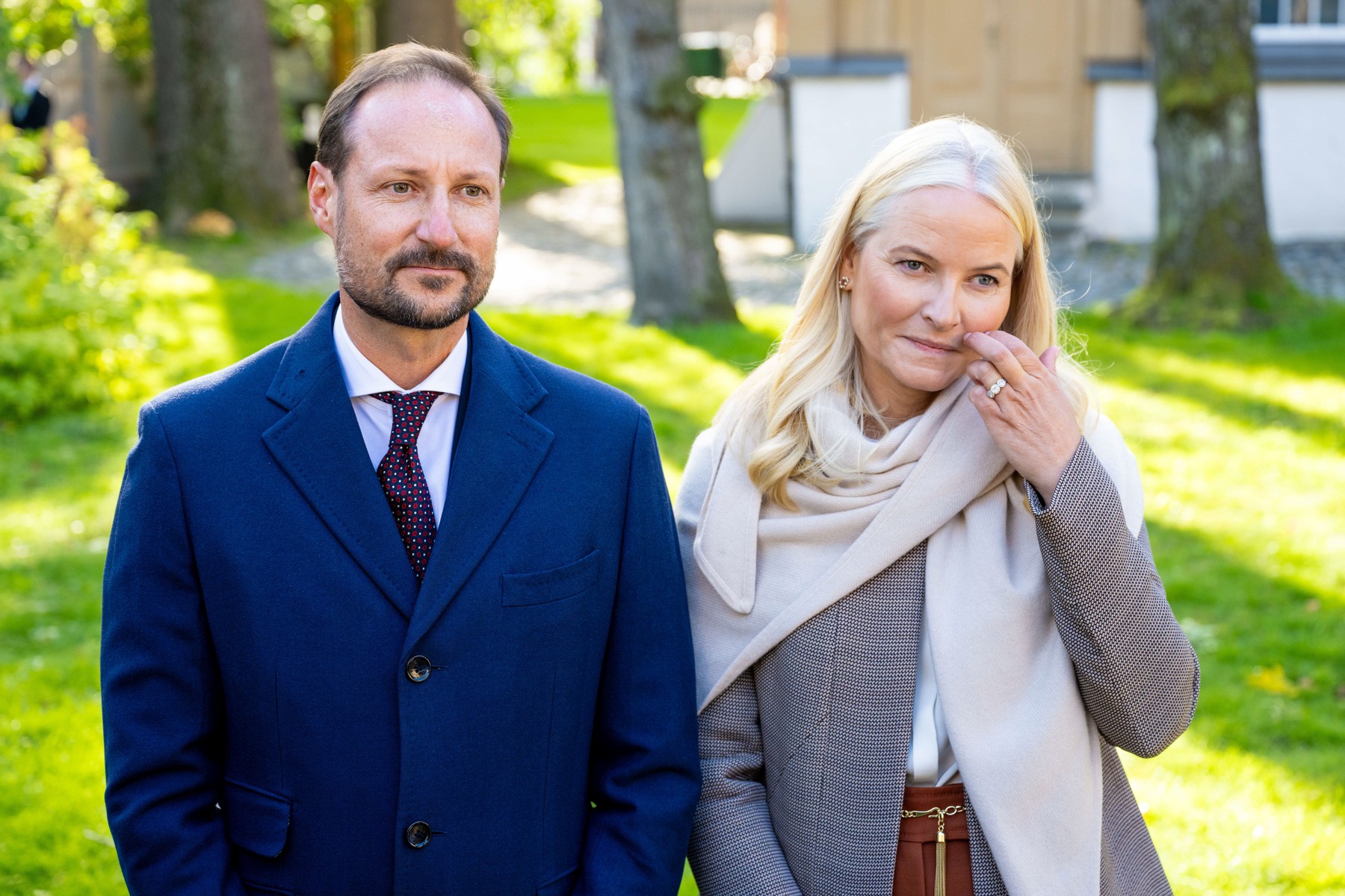 Norveški prestolonaslednik Haakon s svojo ženo Mette-Marit