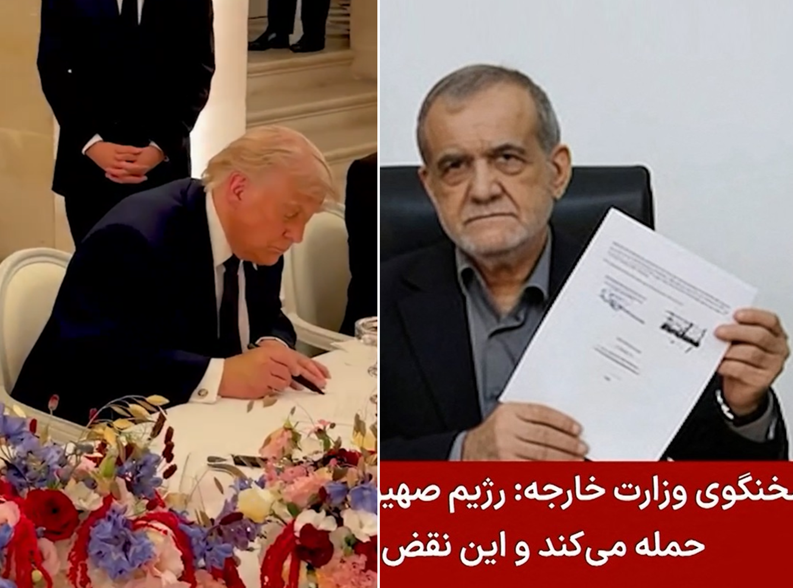 Podpis mirovnega sporazuma ZDA Iran
