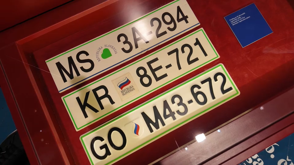 Predlagane registrske tablice, ki na koncu niso bile izbrane