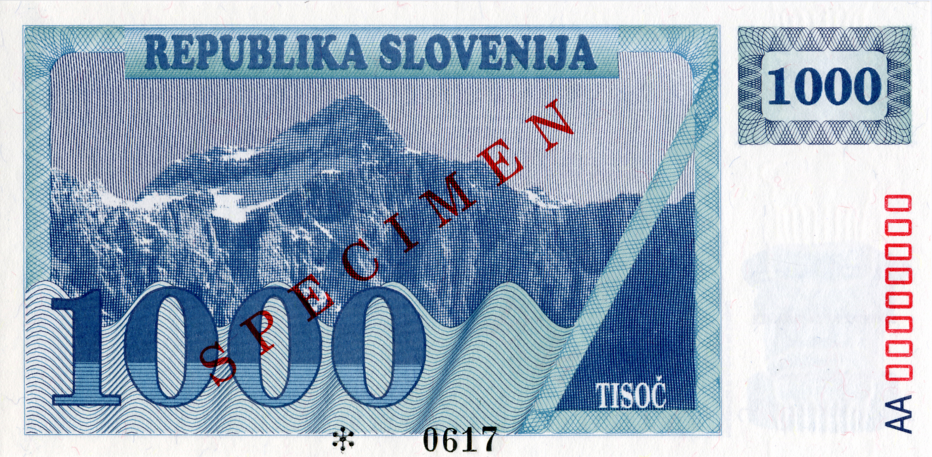Bonski bankovec za 1000