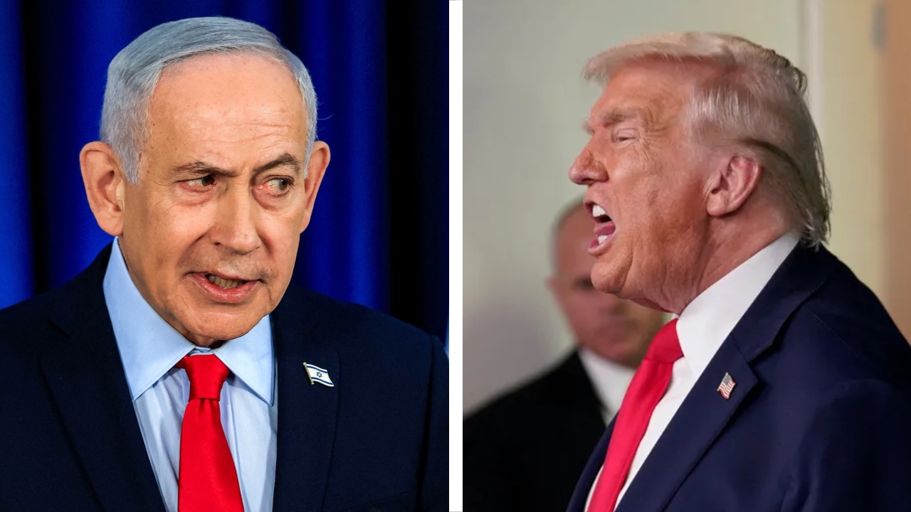 Benjamin Netanjahu in Donald Trump