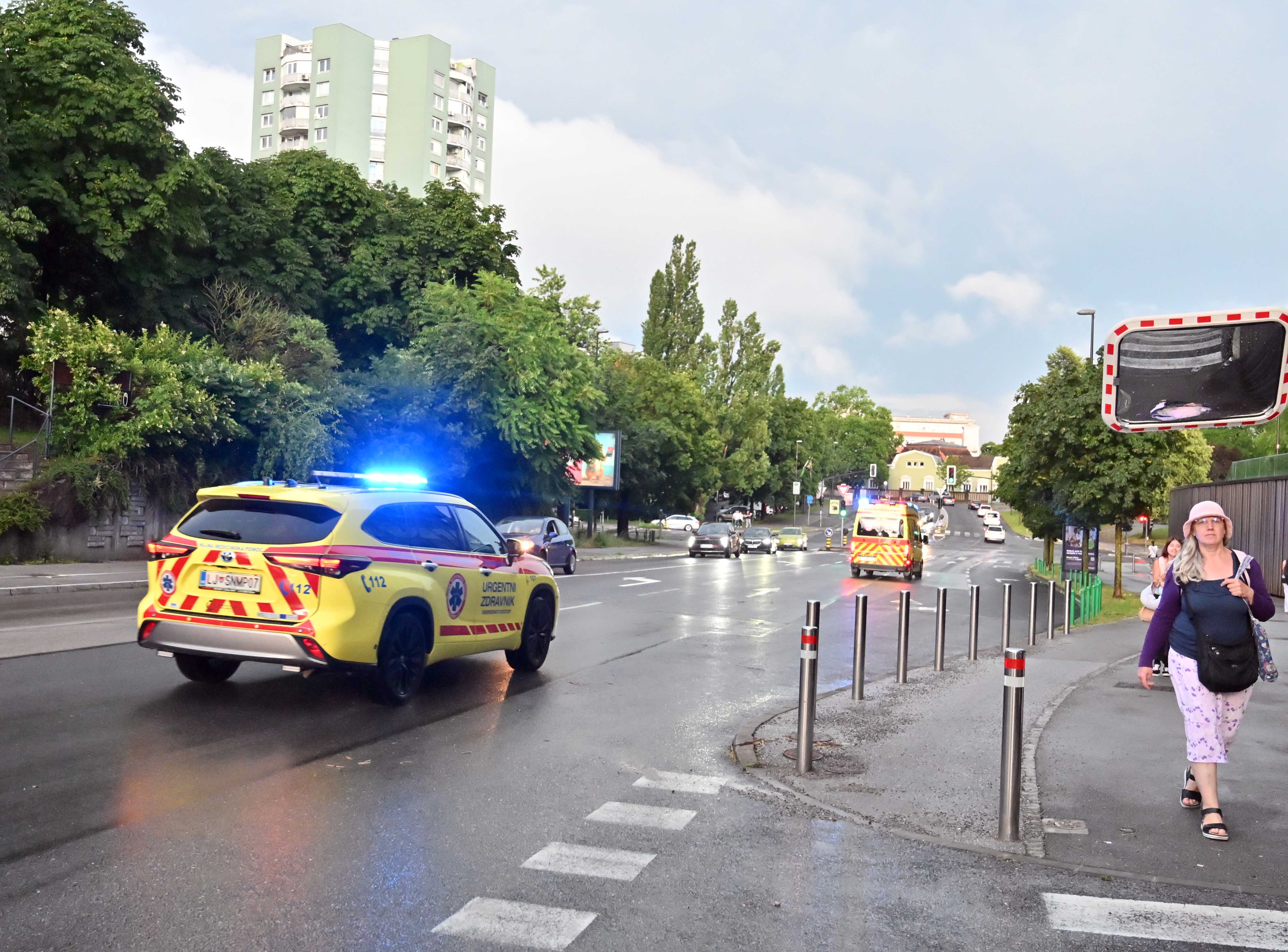 Težave tudi pri podvozu na Šmartinski cesti