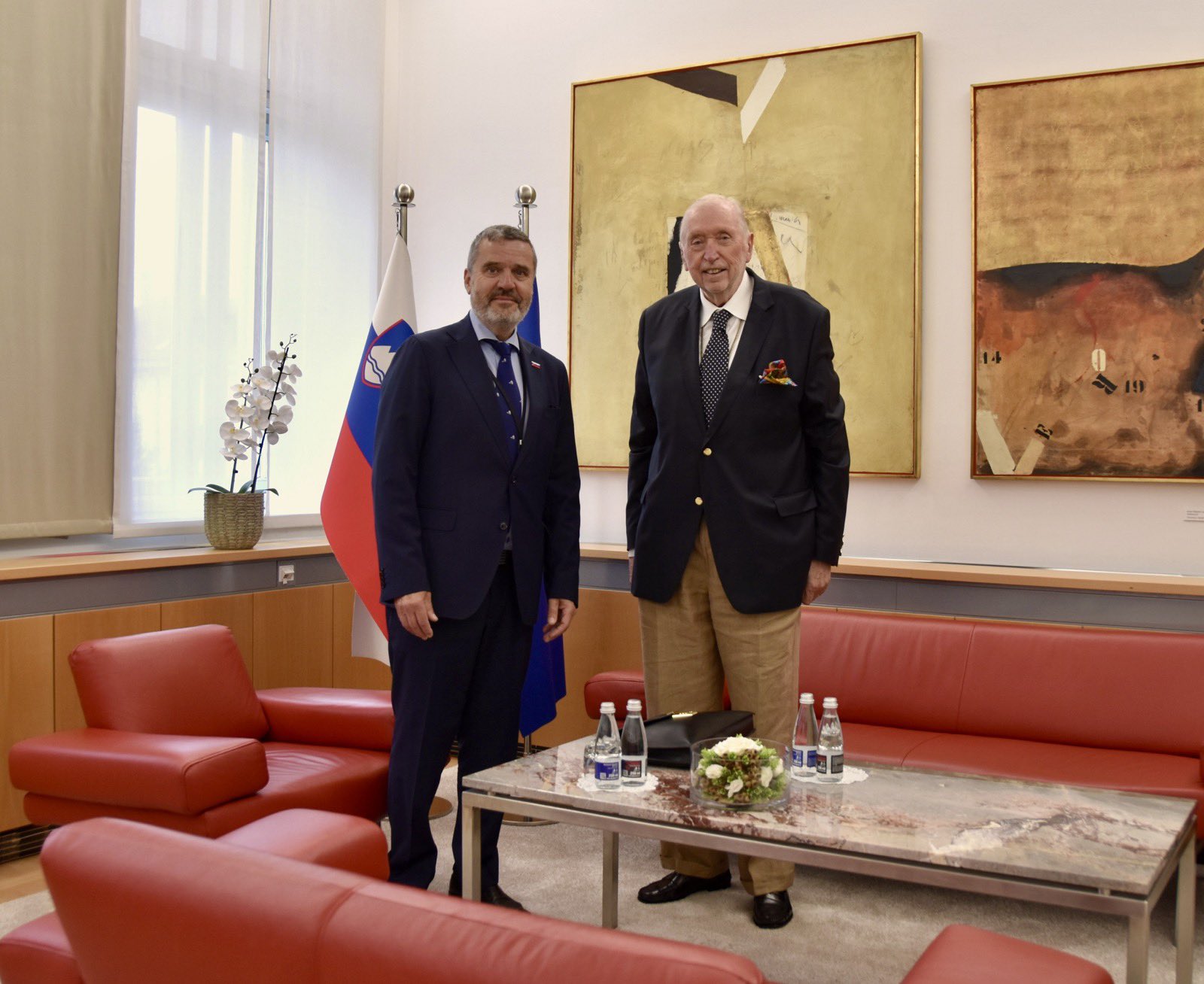Tone Kajzer in Dimitrij Rupel