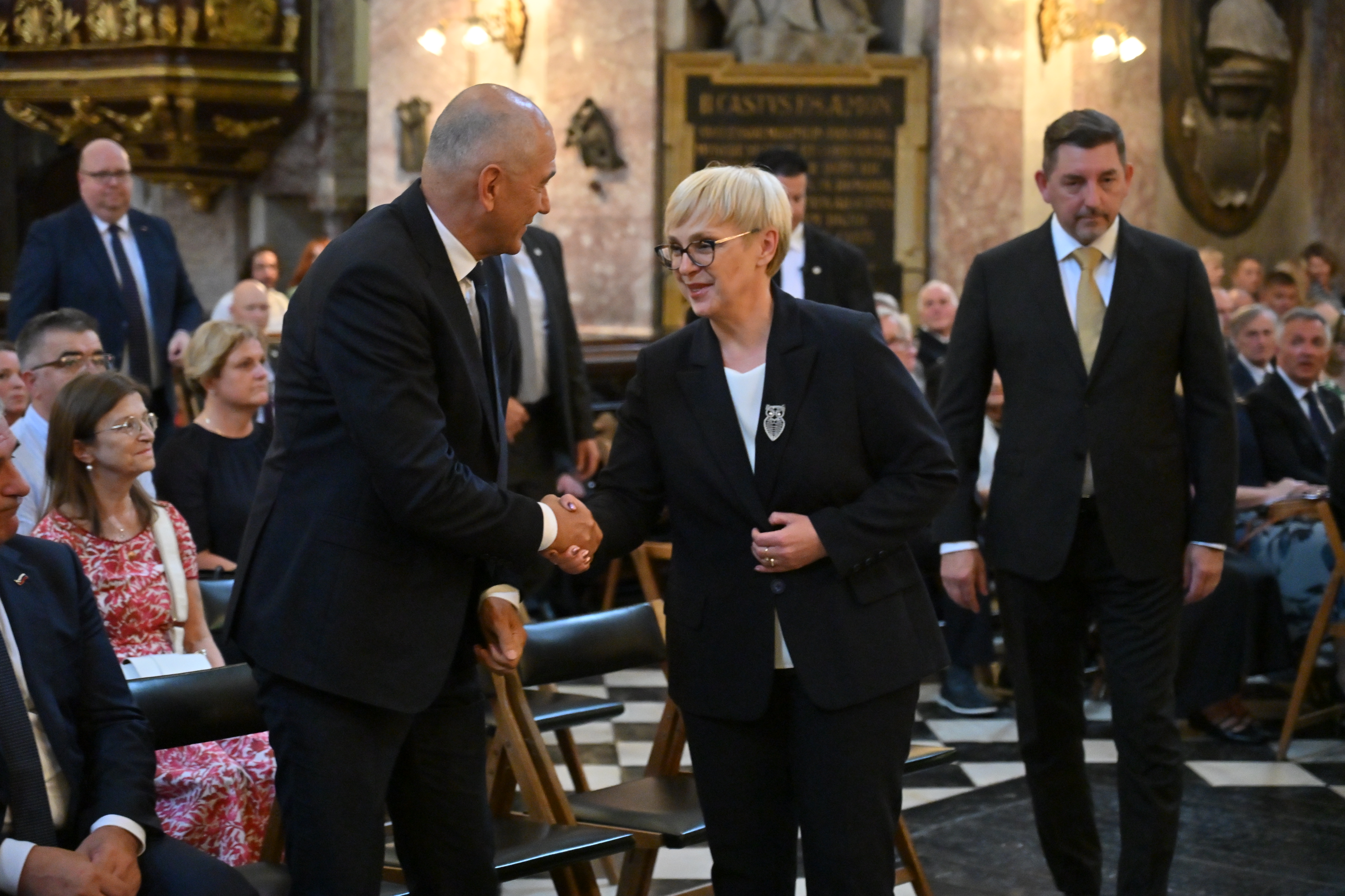 Janez Janša in Nataša Pirc Musar
