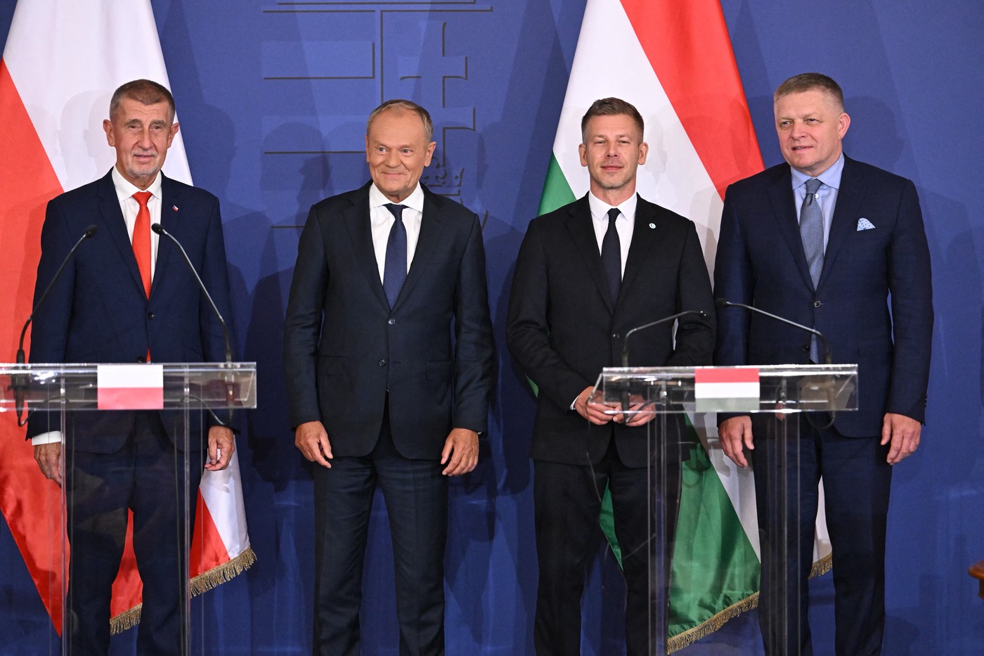 Voditelji držav, ki sestavljajo Višegrajsko skupino