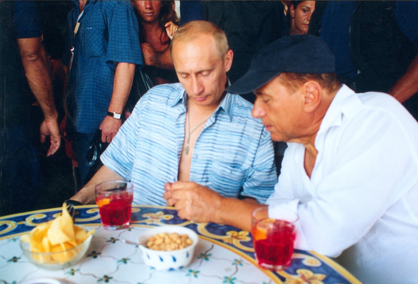 Vladimir Putin in Silvio Berlusconi