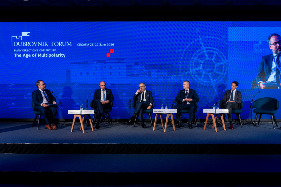 Minister Tone Kajzer na konferenci Dubrovnik Forum