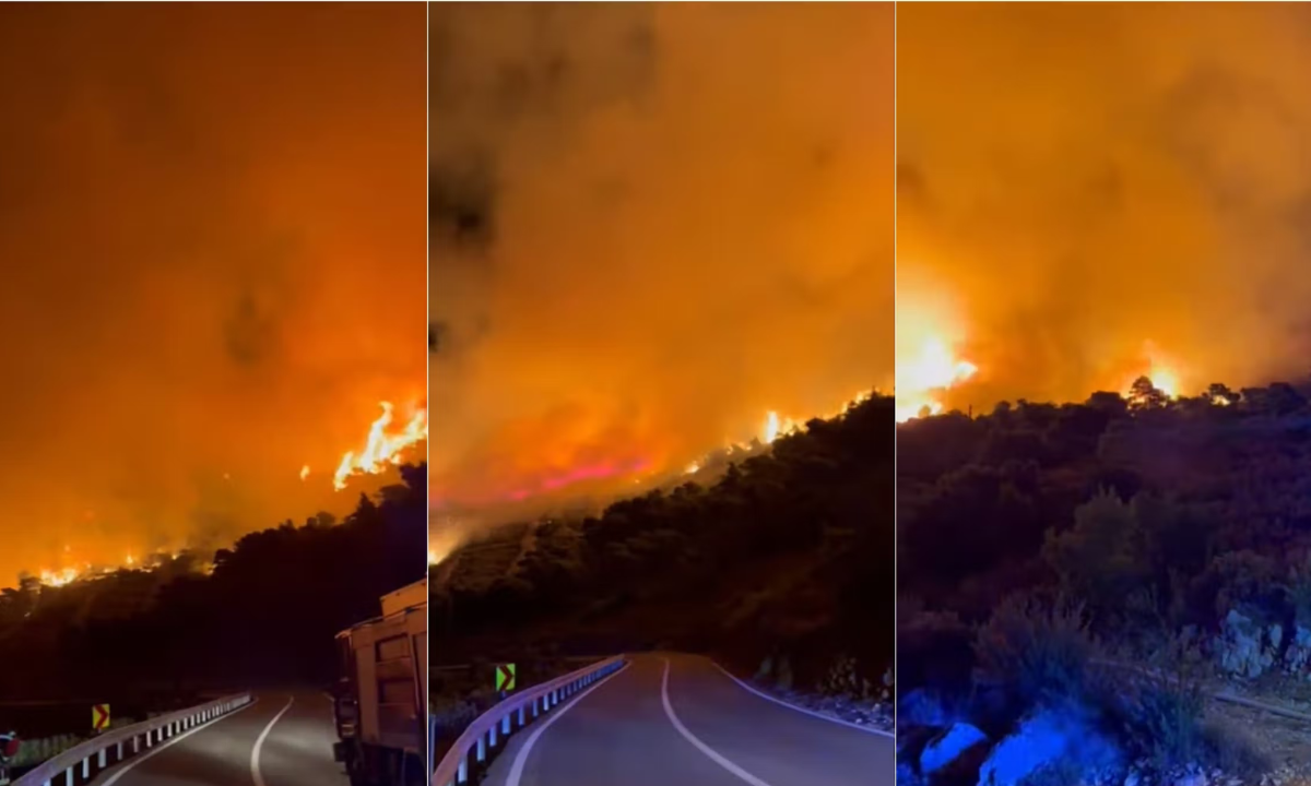 Požar na Visu