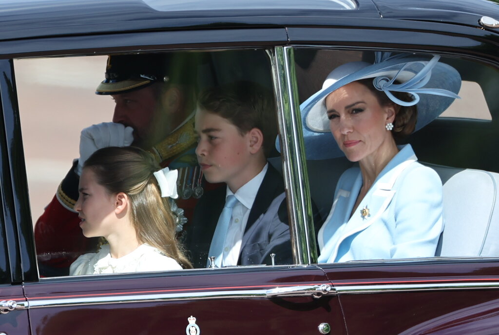 Kate Middleton in princ George