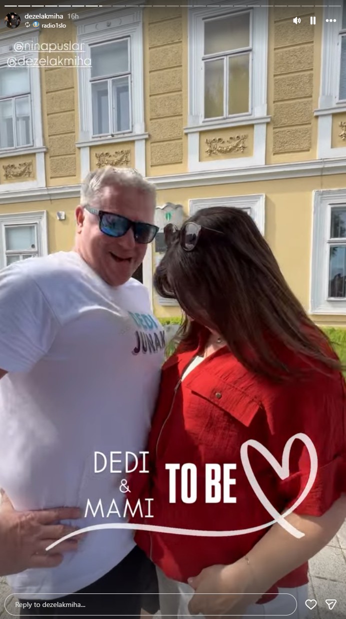 Nina Pušlar pokazala nosečniški trebušček