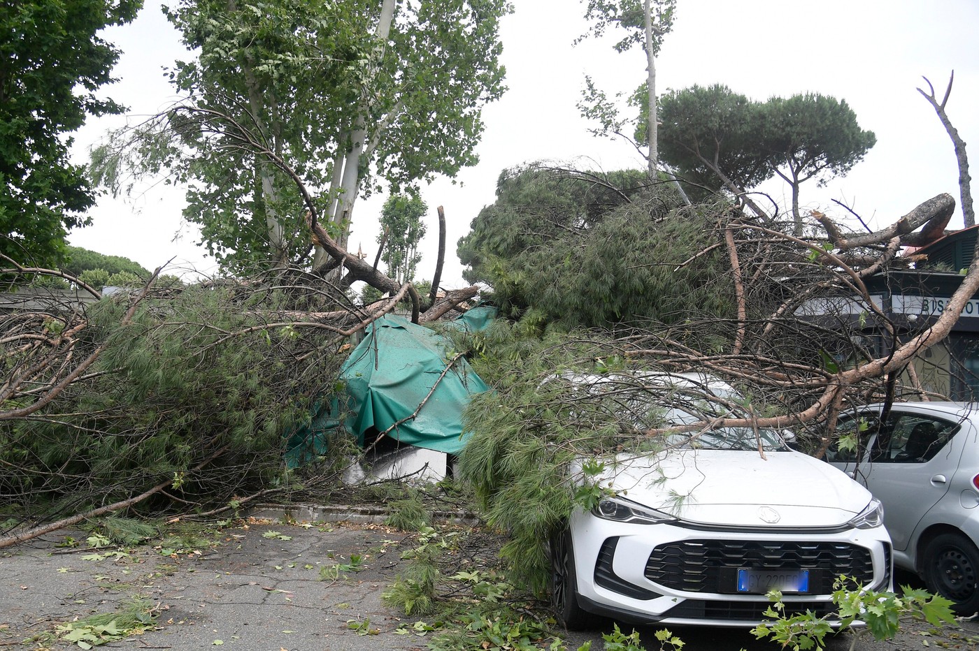 Posledice tornada v Rimu