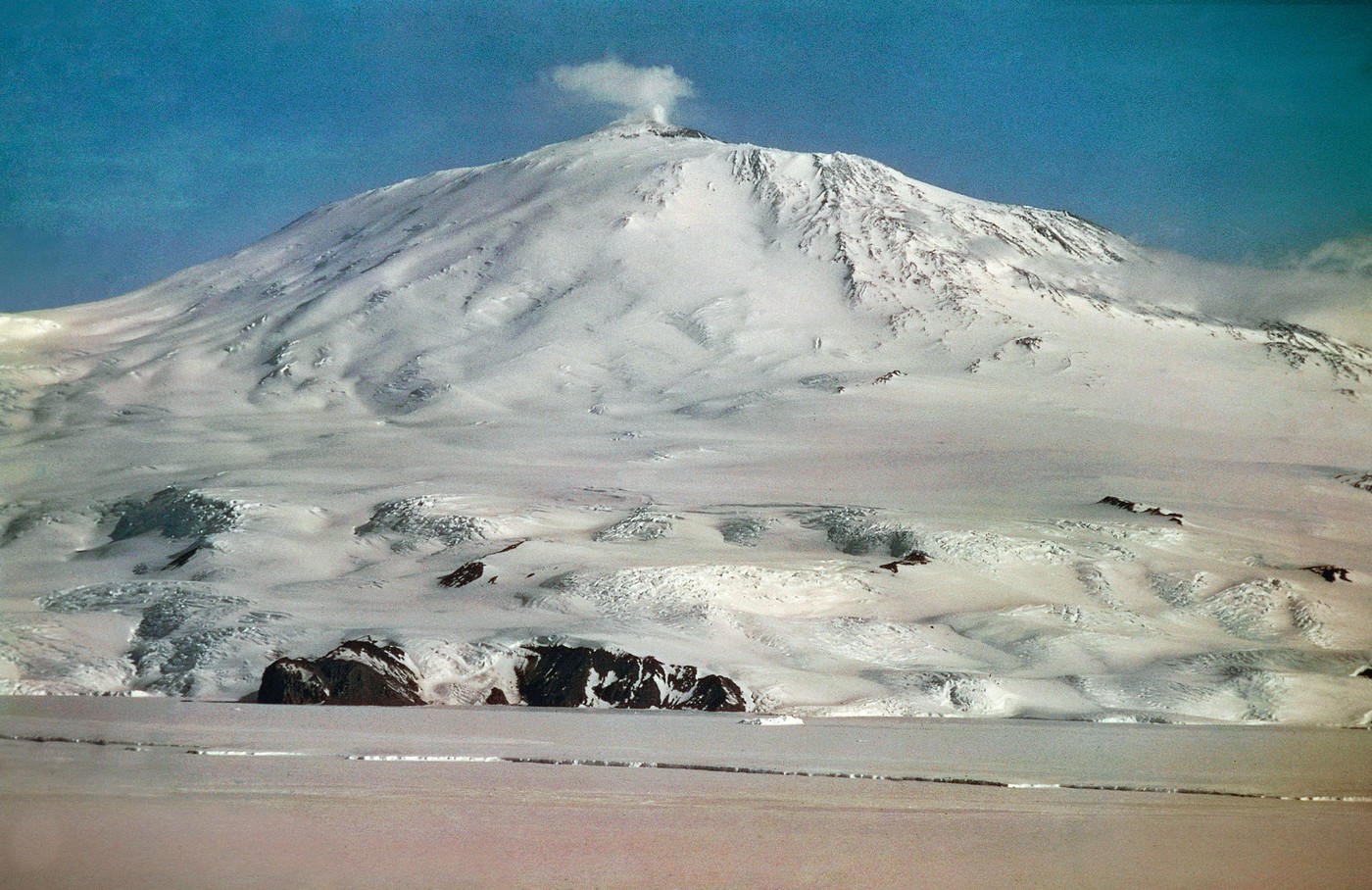 Mt Erebus vulkan na Antarktiki, naj južnejši aktivni vulkan na svetu