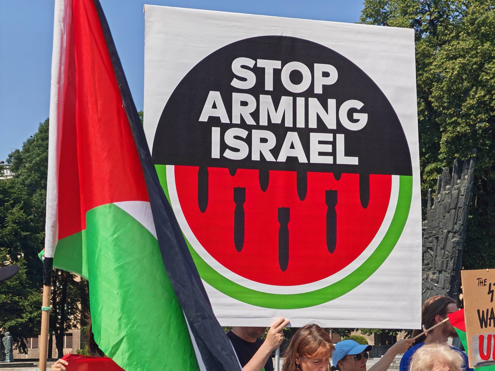Protest v podporo Palestini