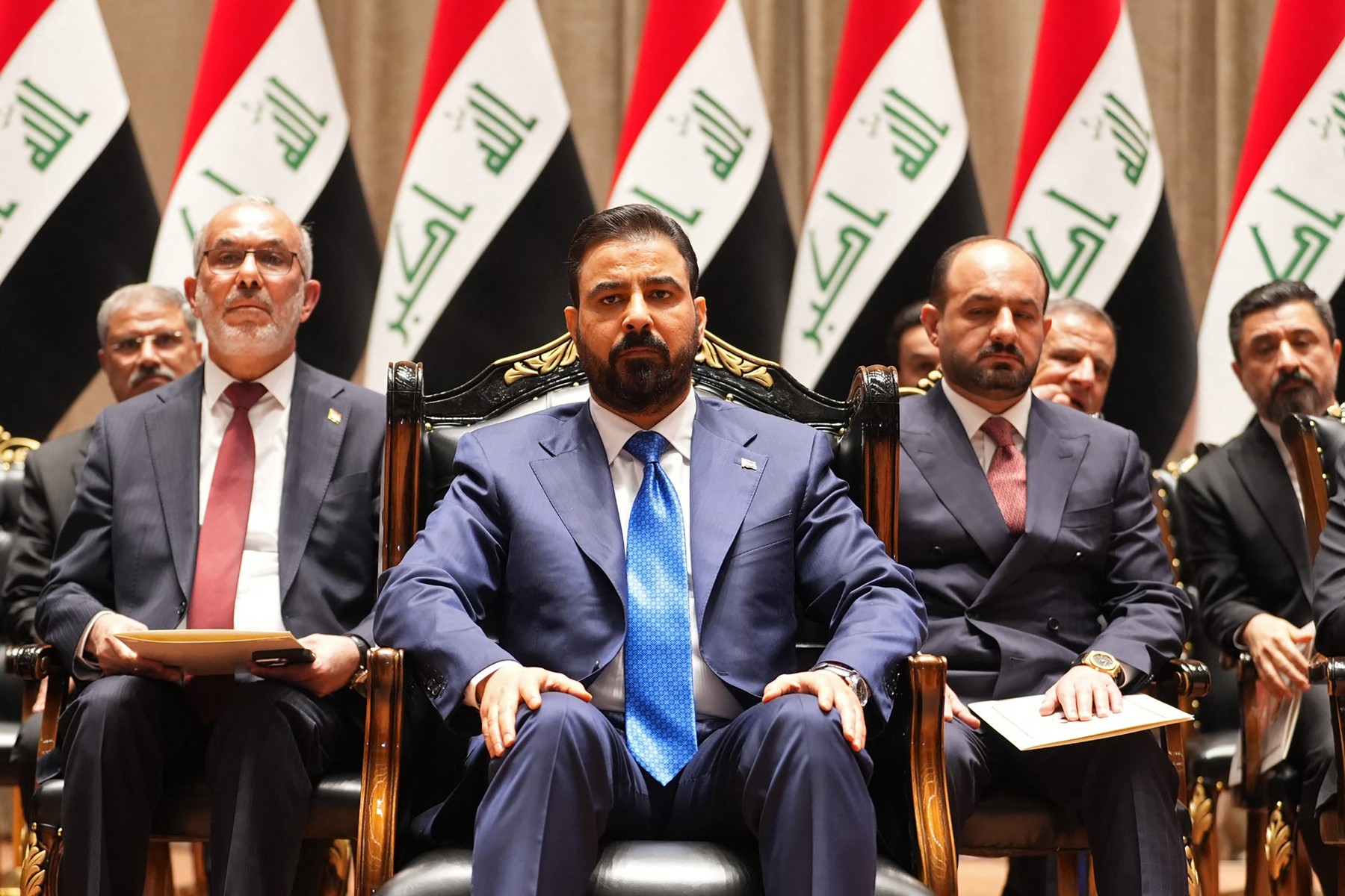 This handout picture released by the Iraqi Prime Minister's Press Office.