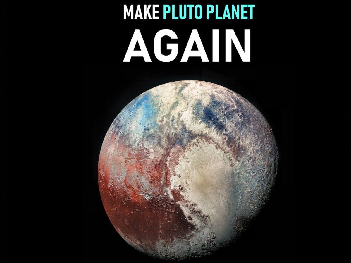 naredite Pluton ponovno spet zopet za planet