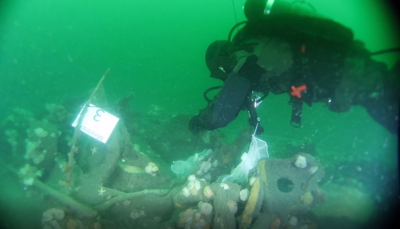 NSW potapljač med raziskovanjem Severnega morja