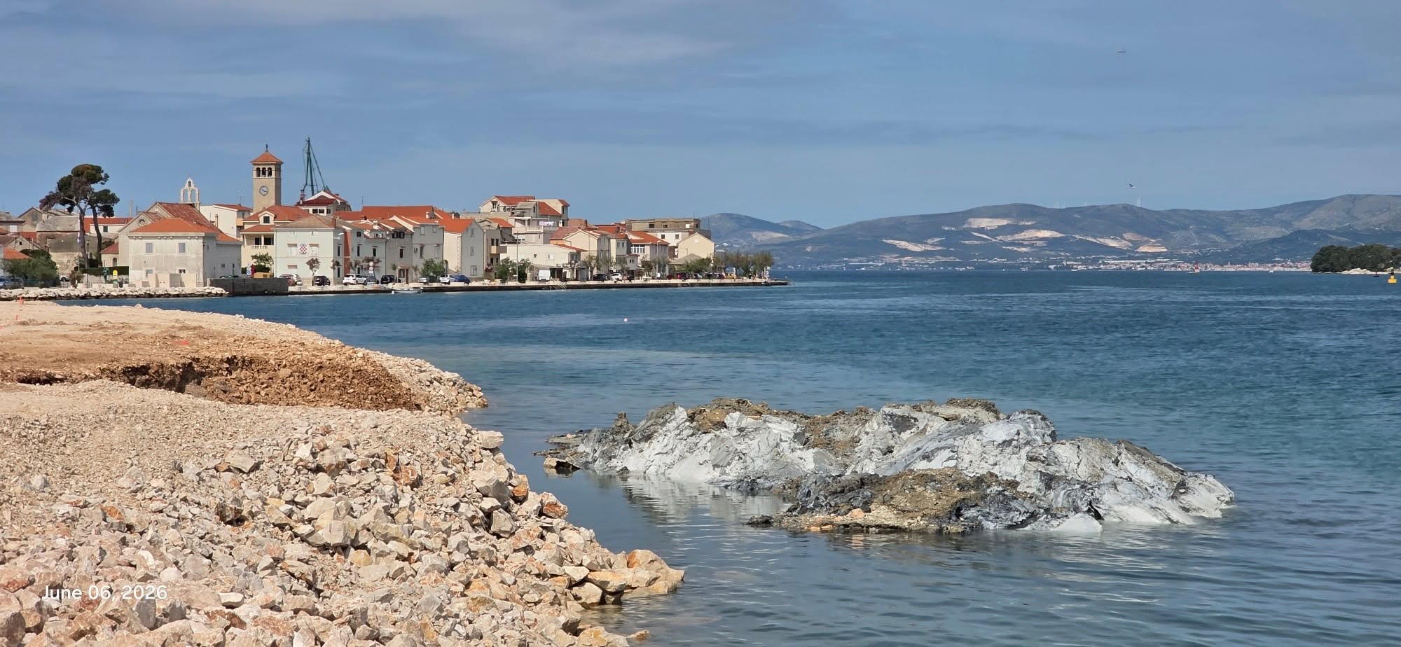 azbest na hrvaški plaži