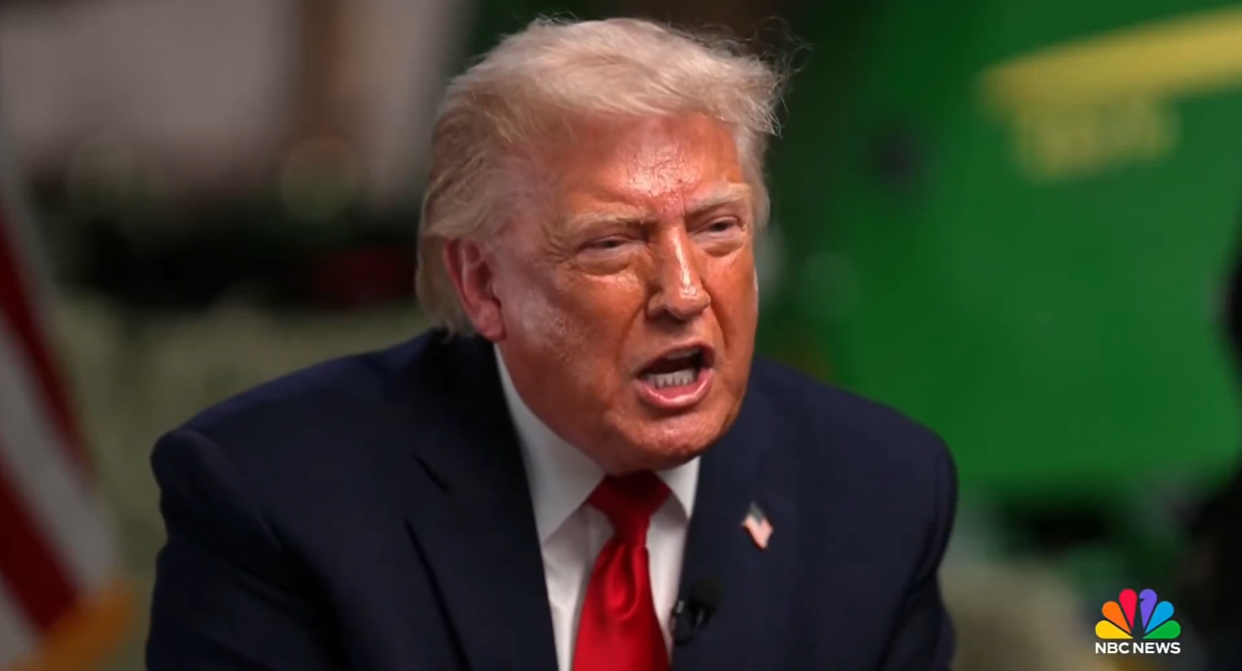 trump se razjezi med intervjujem