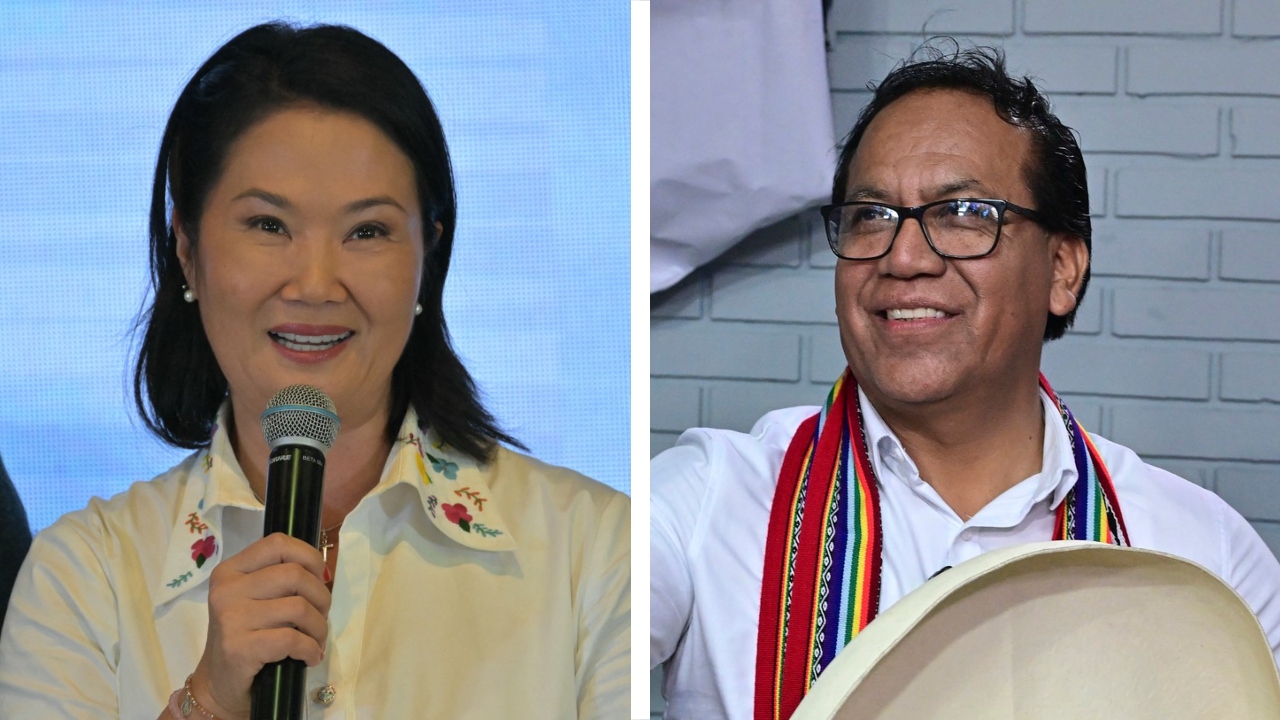 Keiko Fujimori in Roberto Sanchez