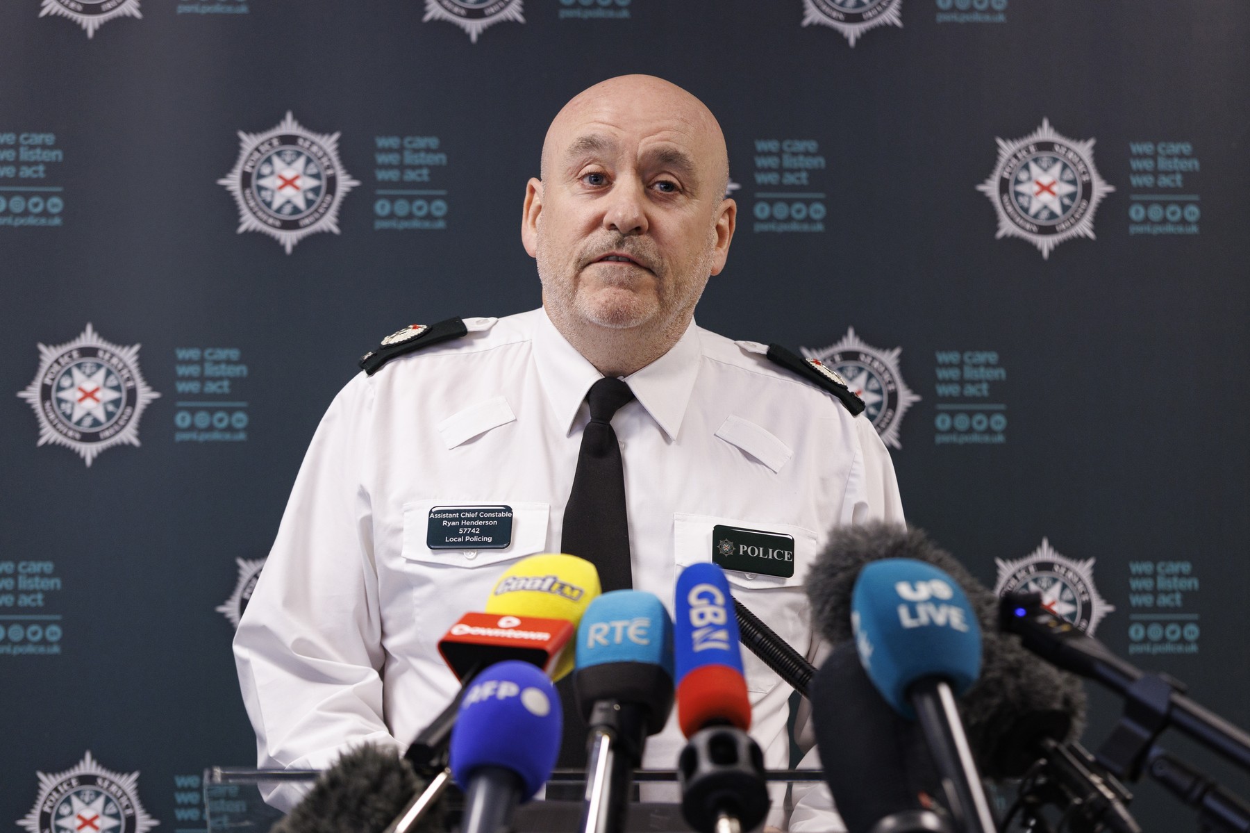 Načelnik severnoirske policije Ryan Henderson